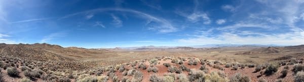 Peak 5940 Black Mountains and USLM 120, Death Valley